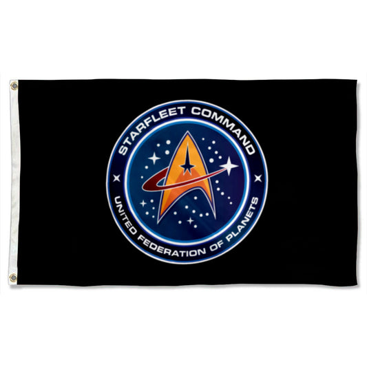 Star Trek Starfleet Command flag 3x5ft banner man cave