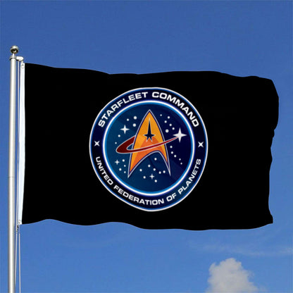 Star Trek Starfleet Command flag 3x5ft banner man cave