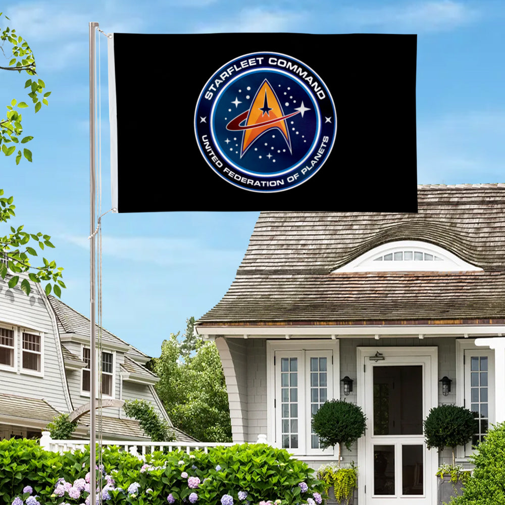 Star Trek Starfleet Command flag 3x5ft banner man cave