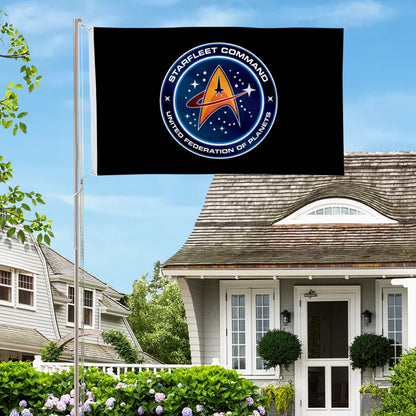 Star Trek Starfleet Command flag 3x5ft banner man cave