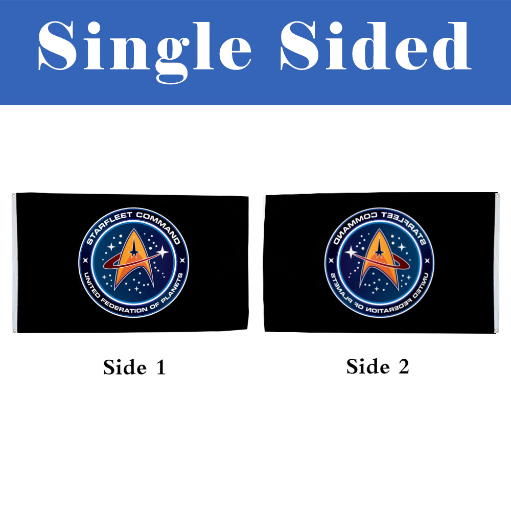 Star Trek Starfleet Command flag 3x5ft banner man cave