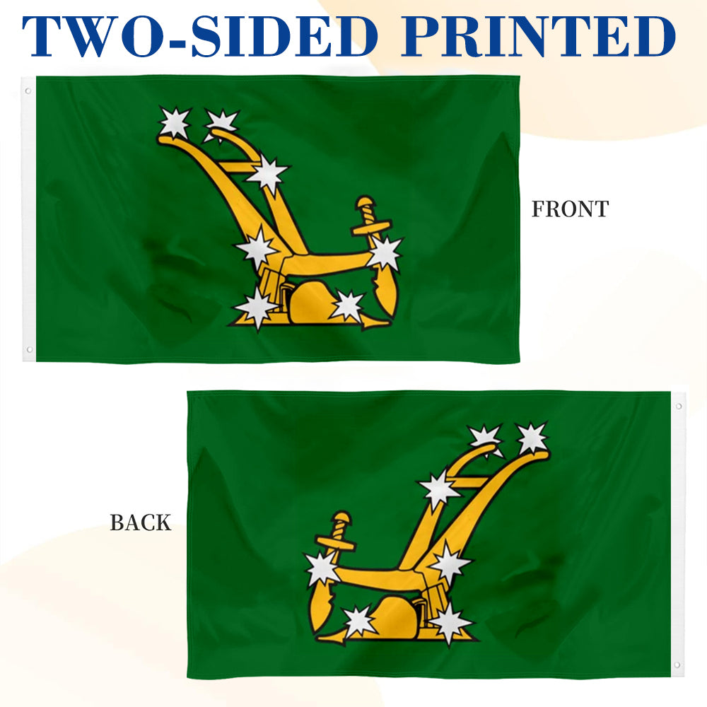 Starry Plough and Revolt flag 3x5ft banner man cave