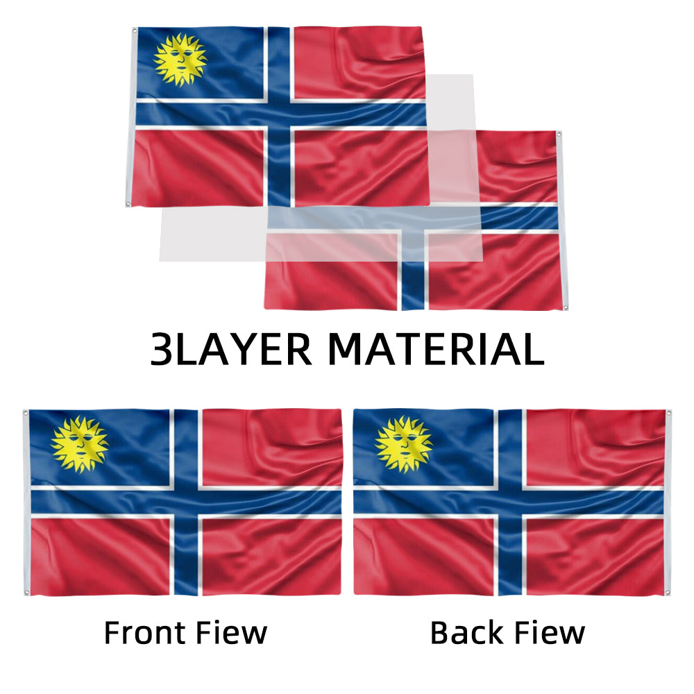 State of Muskogee flag 3x5ft banner man cave