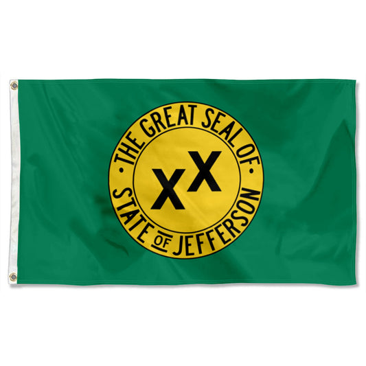 State of Jefferson flag 3x5ft banner man cave