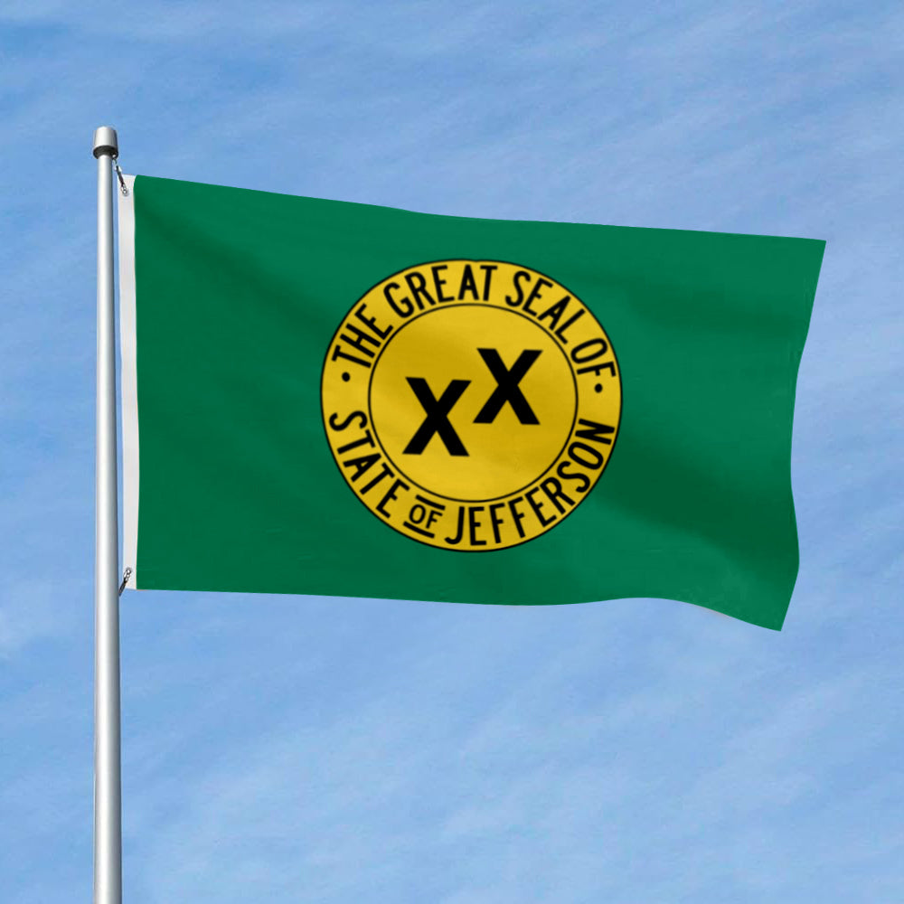 State of Jefferson flag 3x5ft banner man cave