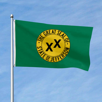 State of Jefferson flag 3x5ft banner man cave