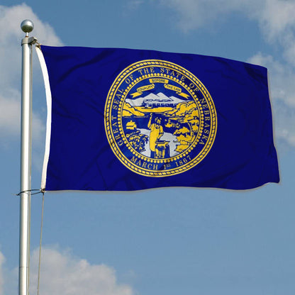 State of Nebraska Flag: 3x5ft Man Cave American Midwest State Culture-Style Banner