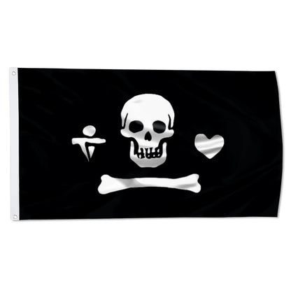 Stede Bonnet Pirate flag 3x5ft banner man cave