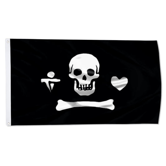 Stede Bonnet Pirate flag 3x5ft banner man cave