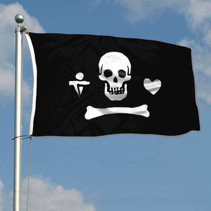 Stede Bonnet Pirate flag 3x5ft banner man cave