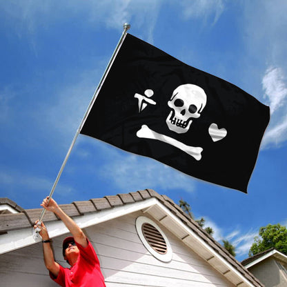 Stede Bonnet Pirate flag 3x5ft banner man cave