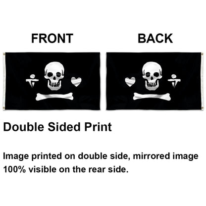 Stede Bonnet Pirate flag 3x5ft banner man cave