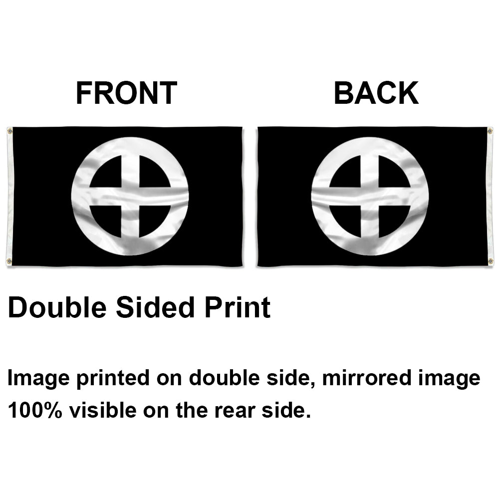 Sun Cross flag 3x5ft banner man cave