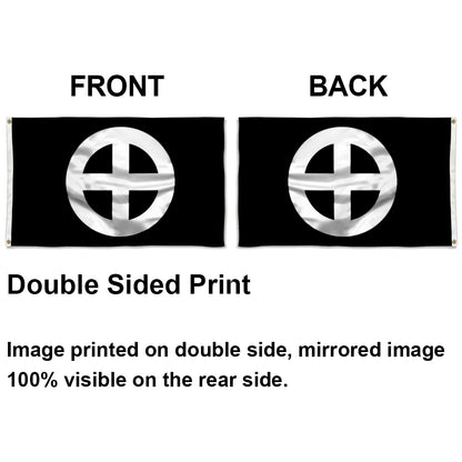 Sun Cross flag 3x5ft banner man cave