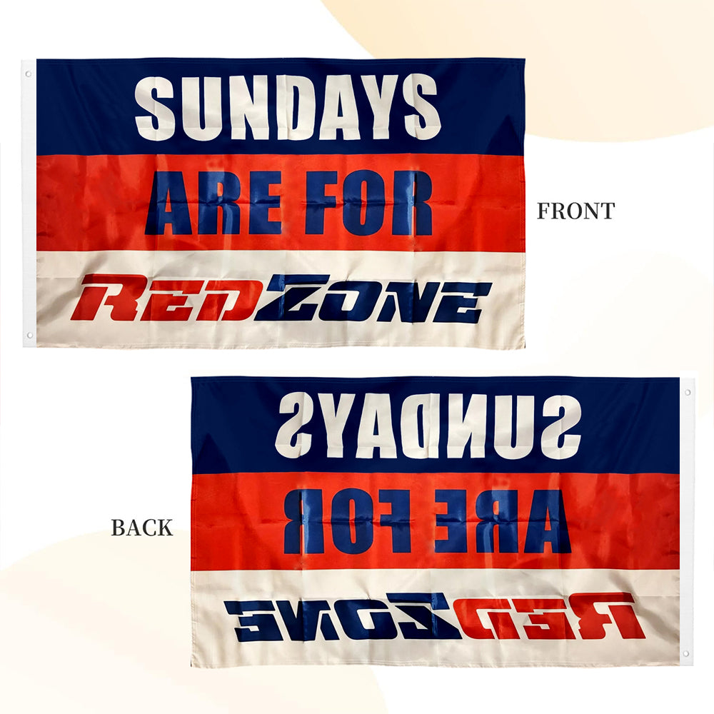 Sundays Are For Redzone flag 3x5ft banner man cave