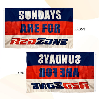Sundays Are For Redzone flag 3x5ft banner man cave