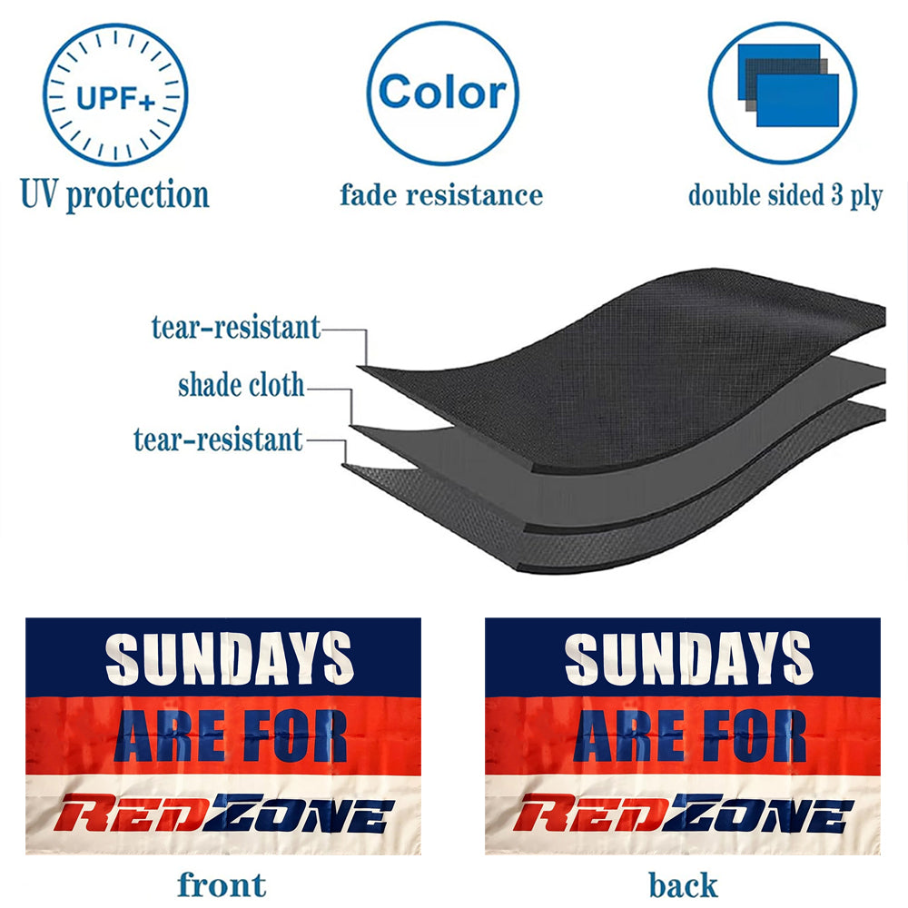 Sundays Are For Redzone flag 3x5ft banner man cave