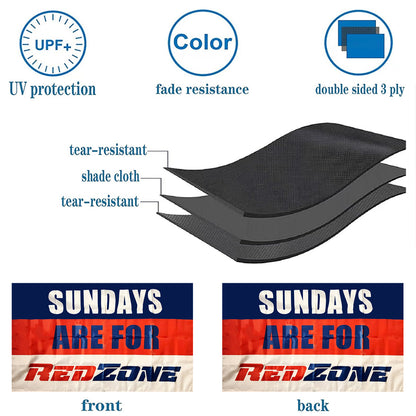 Sundays Are For Redzone flag 3x5ft banner man cave