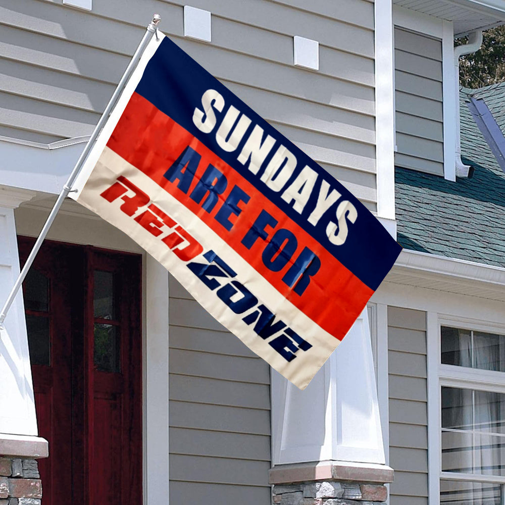 Sundays Are For Redzone flag 3x5ft banner man cave
