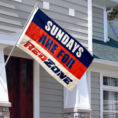 Sundays Are For Redzone flag 3x5ft banner man cave