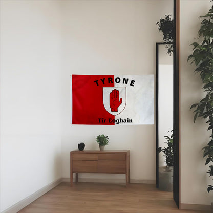 Tyrone, Ireland Theme Flag: 3x5ft Man Cave Irish Regional Culture-Style Banner