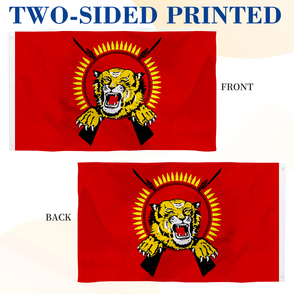 Tamil Eelam Puli Kodi flag 3x5ft banner man cave