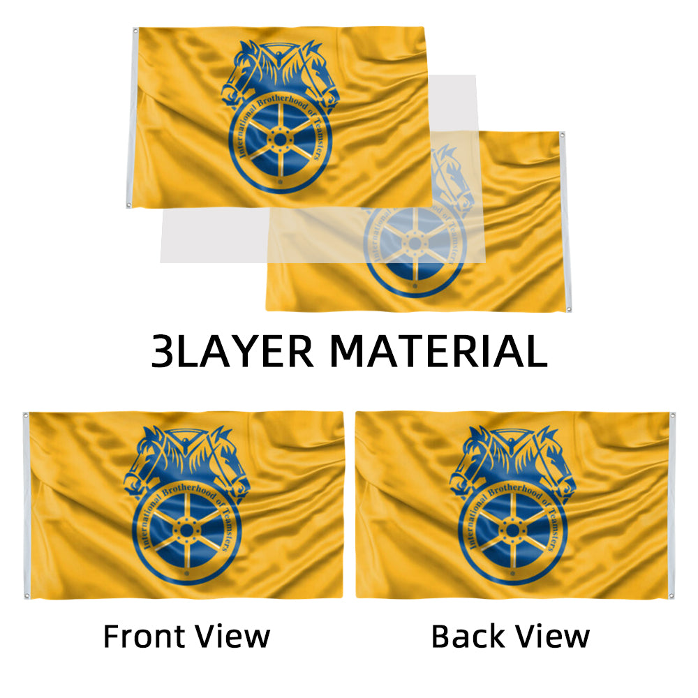 International Brotherhood of Teamsters flag 3x5ft banner man cave