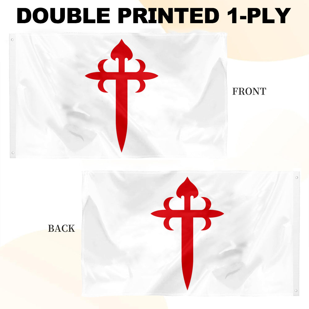 Templar Order of St James flag 3x5ft banner man cave