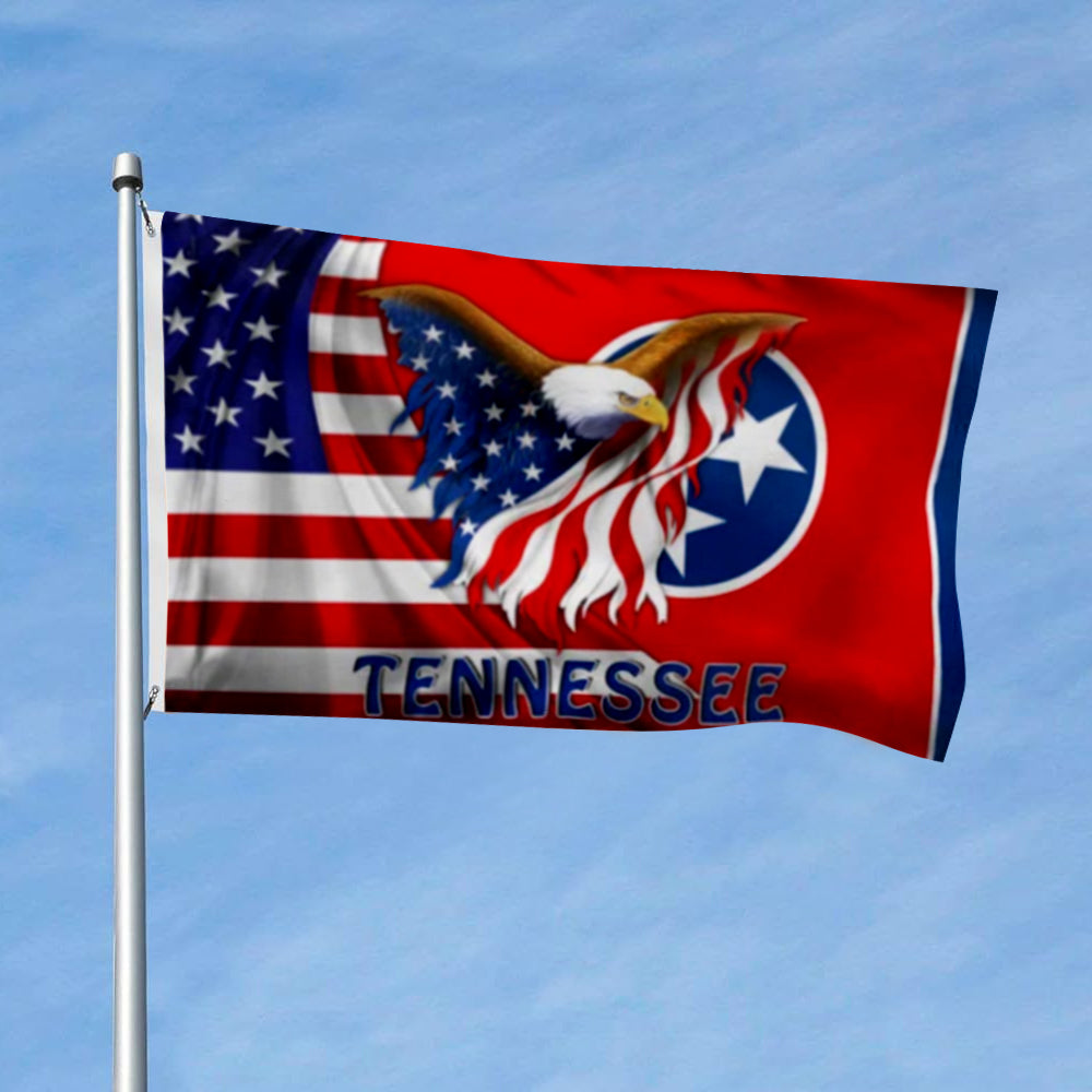 Tennessee Eagle flag 3x5ft banner man cave