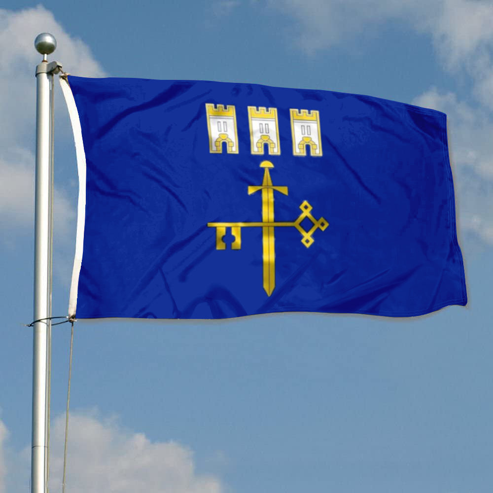 Ternopil Oblast, Ukraine flag 3x5ft banner man cave