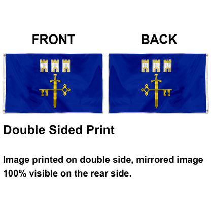 Ternopil Oblast, Ukraine flag 3x5ft banner man cave