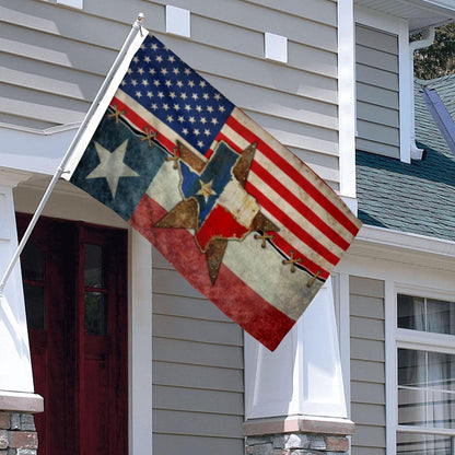 Texas American flag 3x5ft banner man cave