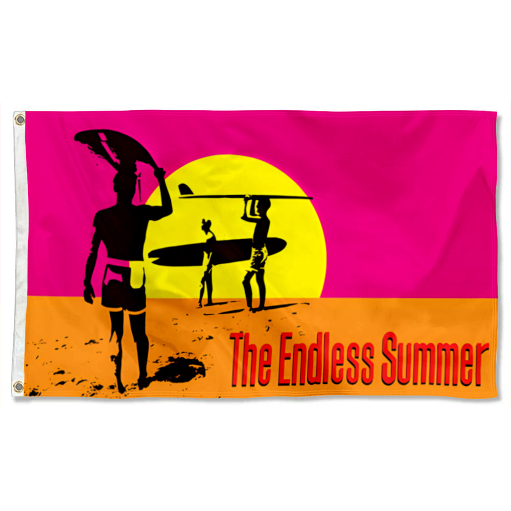 "The Endless Summer" Surf Theme flag 3x5ft banner man cave