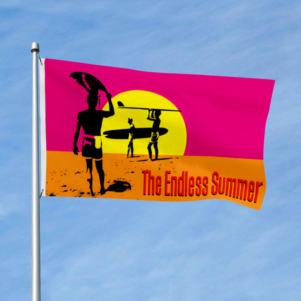 "The Endless Summer" Surf Theme flag 3x5ft banner man cave