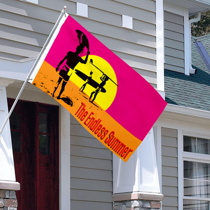 "The Endless Summer" Surf Theme flag 3x5ft banner man cave