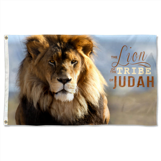 The Lion Of The Tribe Of Judah flag 3x5ft banner man cave