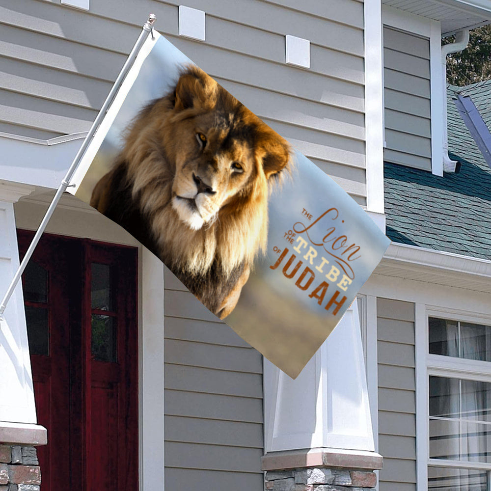The Lion Of The Tribe Of Judah flag 3x5ft banner man cave