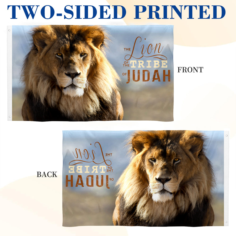 The Lion Of The Tribe Of Judah flag 3x5ft banner man cave