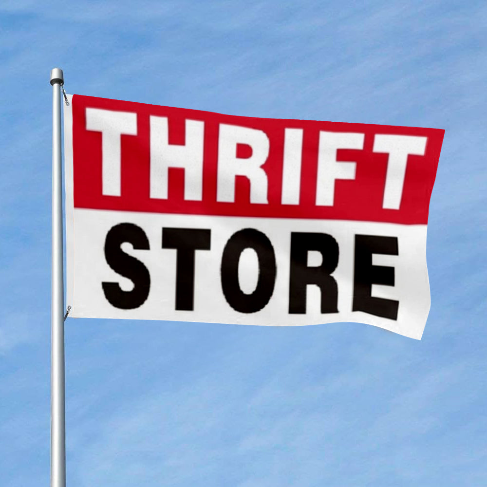 Thrift Store flag 3x5ft banner man cave
