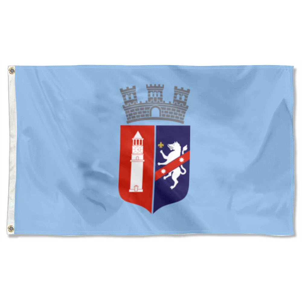 Tirana, Albania Theme Flag: 3x5ft Man Cave Balkan Regional Culture-Style Banner