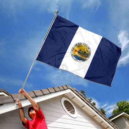 Toledo, Ohio Theme Flag: 3x5ft Man Cave American Urban Culture-Style Banner