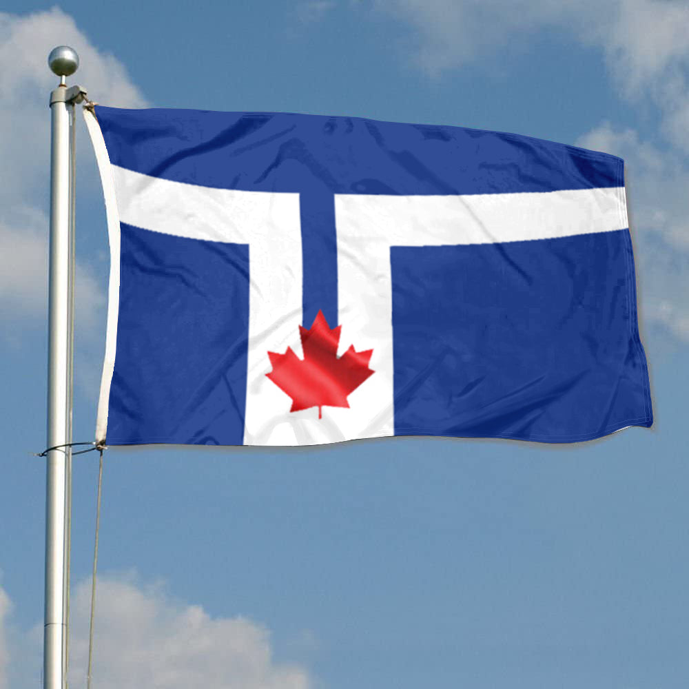 Toronto City Theme Flag: 3x5ft Man Cave Canadian Urban Culture-Style Banner