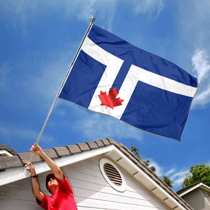Toronto City Theme Flag: 3x5ft Man Cave Canadian Urban Culture-Style Banner