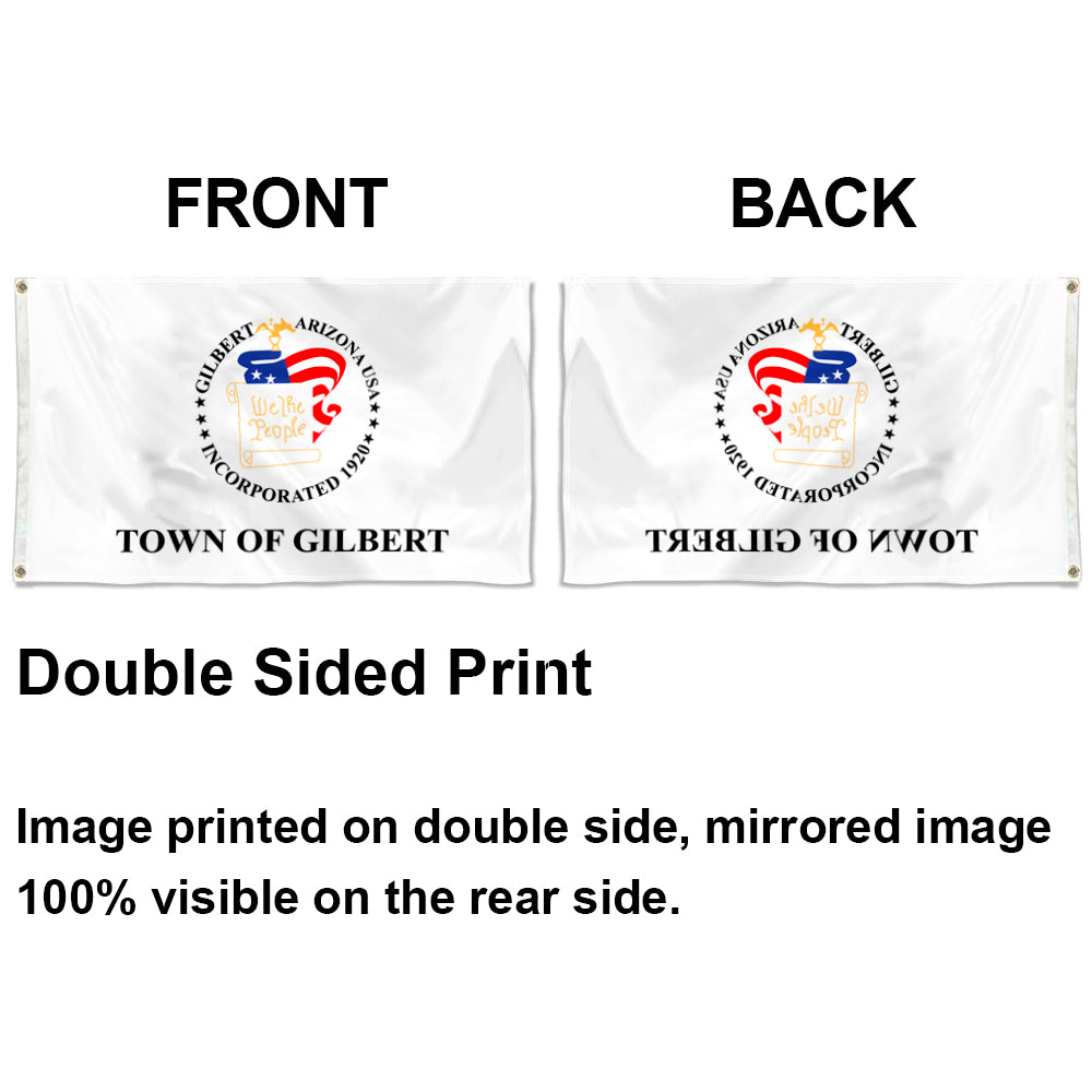 Town of Gilbert, Arizona Theme Flag: 3x5ft Man Cave American Town Culture-Style Banner