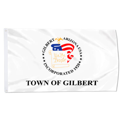 Town of Gilbert, Arizona Theme Flag: 3x5ft Man Cave American Town Culture-Style Banner