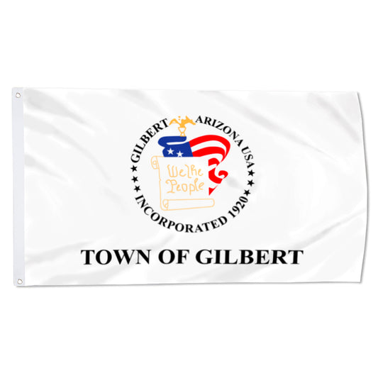 Town of Gilbert, Arizona Theme Flag: 3x5ft Man Cave American Town Culture-Style Banner