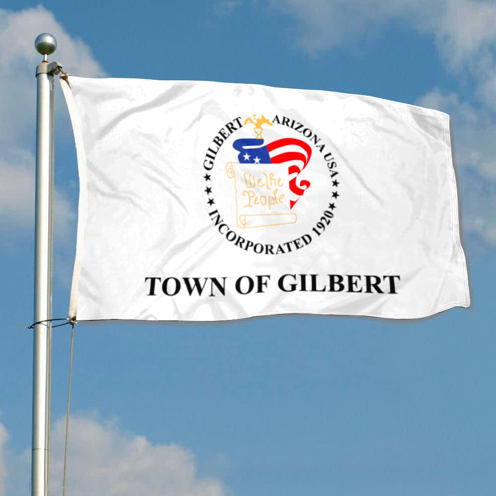 Town of Gilbert, Arizona Theme Flag: 3x5ft Man Cave American Town Culture-Style Banner