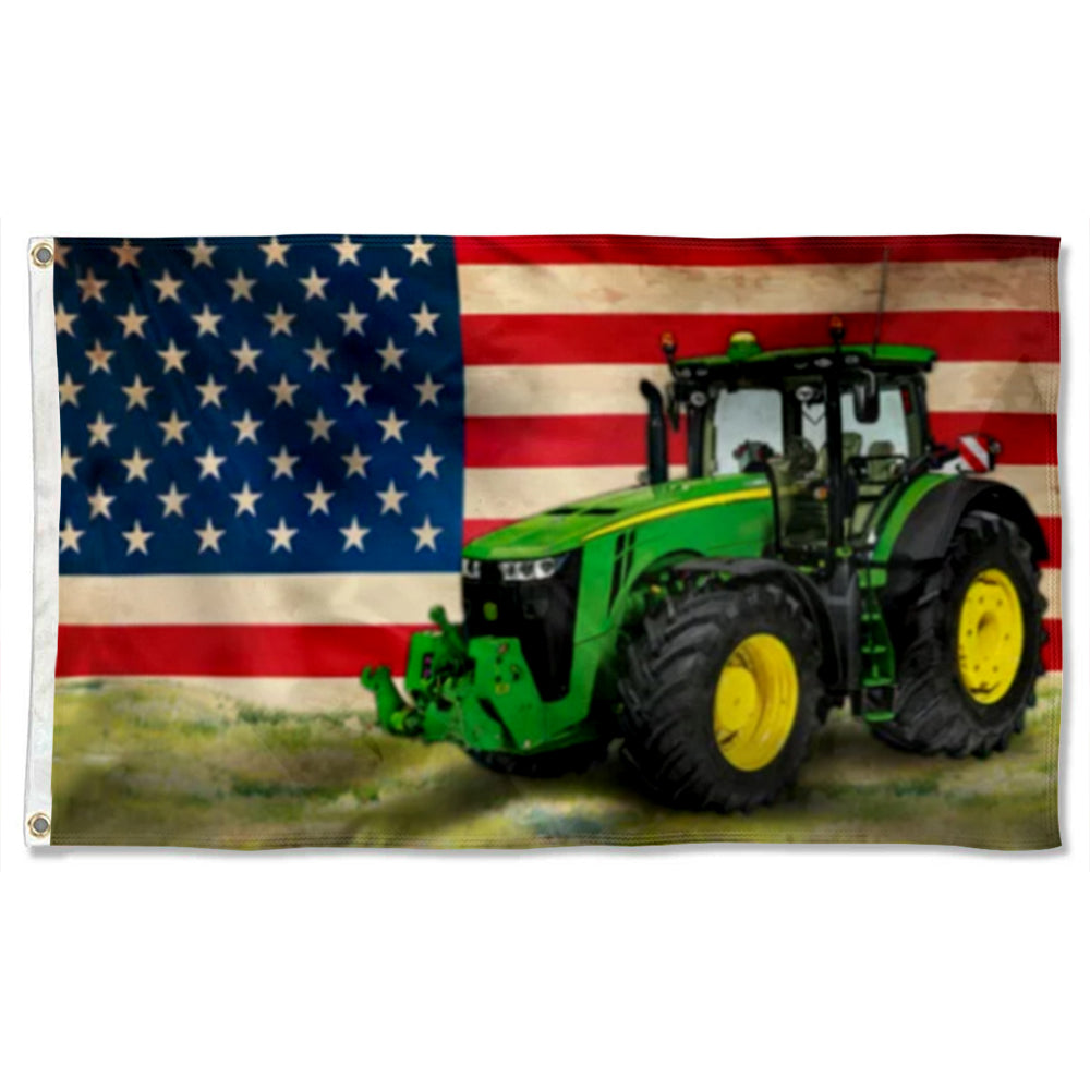 Tractor No Farmers No Food flag 3x5ft banner man cave
