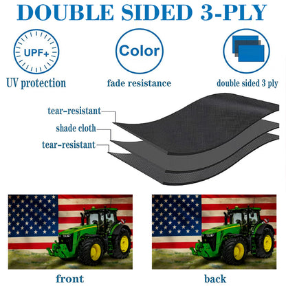 Tractor No Farmers No Food flag 3x5ft banner man cave