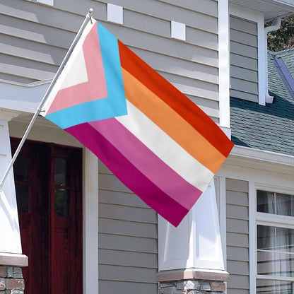 Transgender Lesbian Transbian flag 3x5ft banner man cave